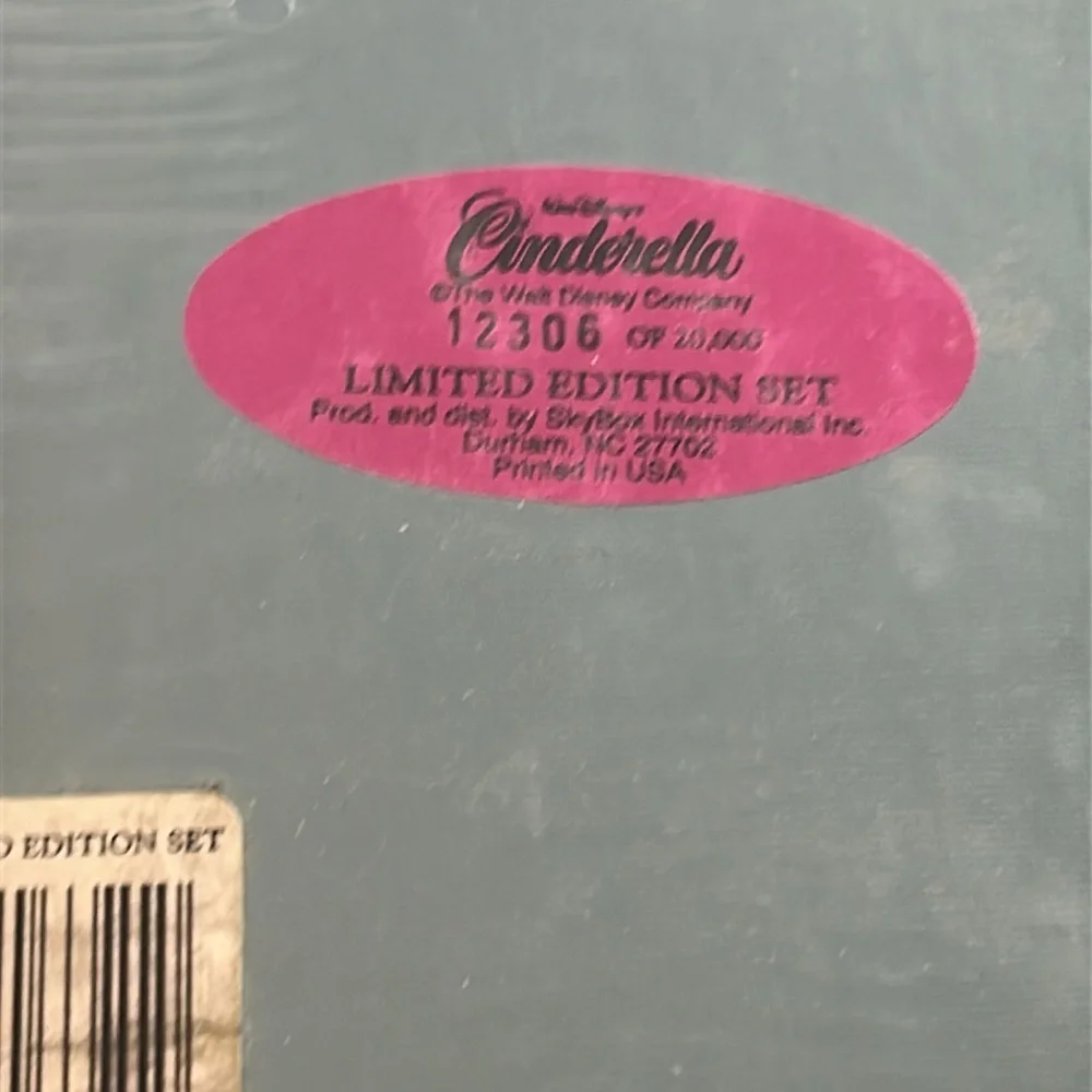 New Cinderella Trading Card Factory Boxed Set 1995 Disney Skybox Limited Edition